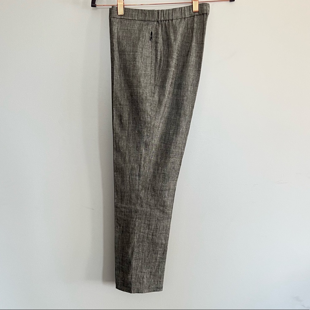 Theory Basic Pull On Pants Sharkskin Crunch Women… - image 4